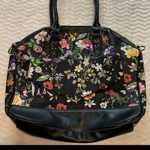Torrid floral print black bag